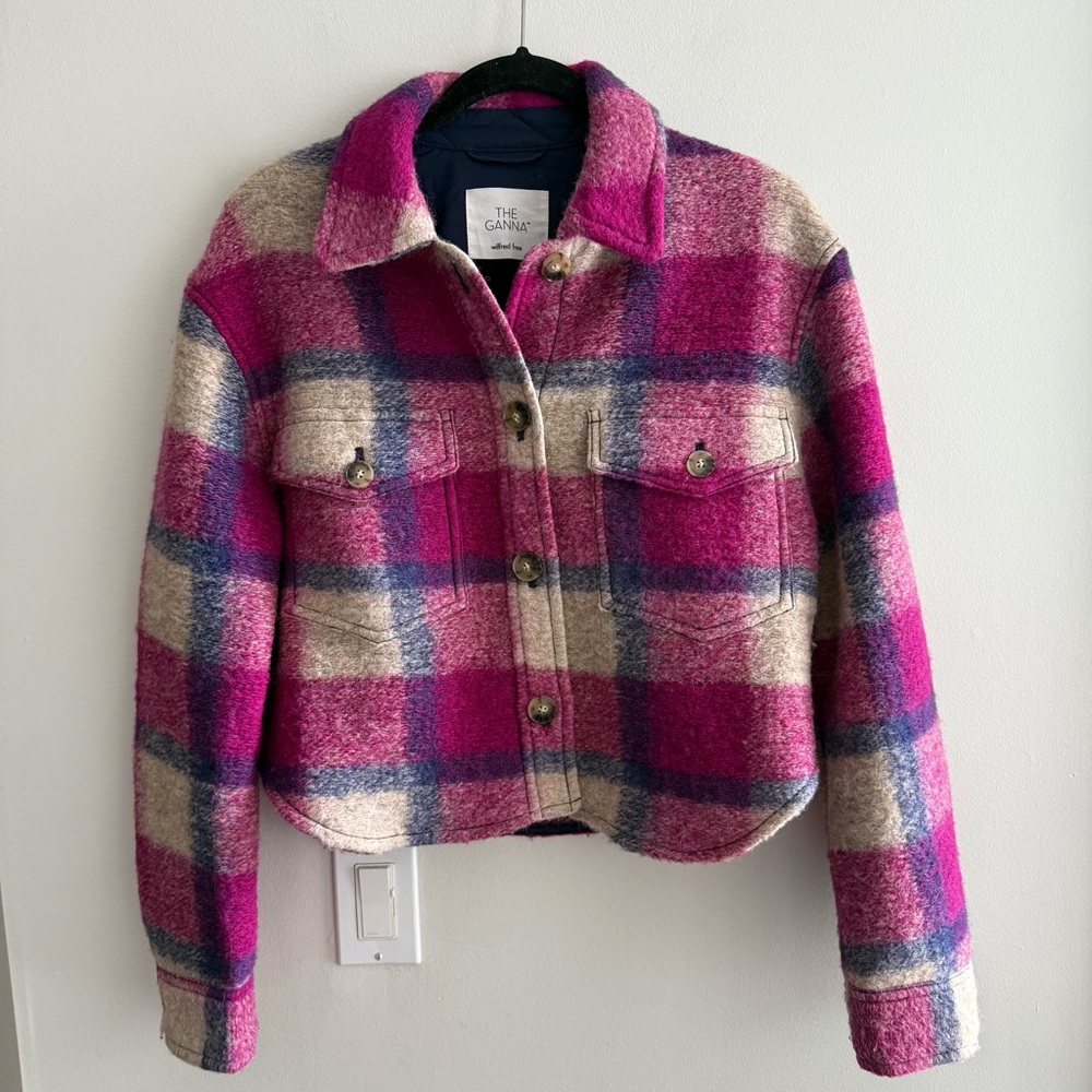 Aritzia Wilfred Ganna Cropped Shirt Jacket - Picture 3 of 14